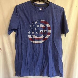 MLB Cubs short sleeve blue T-shirt size Medium Ring Spun Soft